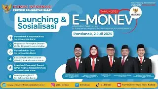 Launching & Sosialisasi Monev Keterbukaan Informasi Badan Publik Se-Kalimantan Barat Tahun 2025