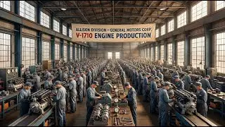 Inside Allison, Indiana: How 23,000 Workers Built the V-1710 Engine in 8 Hours &mdash; P-40 vs Zero