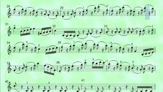 Wohlfahrt Op 45 Violin Etude no 44 ♩=40