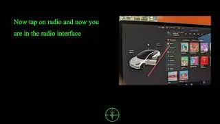 How to start a radio in Tesla Model 3, software version 11, Learn in one Minute
