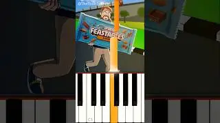 Mr.Beast Running With Bigger And Bigger @TheToonTubers - EASY Piano Tutorial