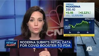 Moderna submits initial Covid booster data to FDA