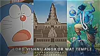 LORD VISHNU ANGKOR WAT TEMPLE 🙏🏻🛕🕉️🚩 - Doraemon Episode Edit || Kattar Hindutva Status ||