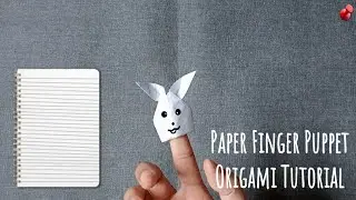 How to make paper finger puppet origami tutorial 