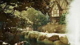 (UE5) Cozy Riverstone Cottage with Soothing Original Music