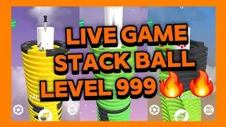 Relaxing Stack Ball Gameplay 😌 Satisfying Smash & Crushing ASMR - Live Stream