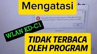Cara Mengatasi HT WLAN KD-C1 tidak terbaca program@belajar bersama iyan