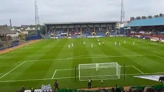 Angry Celtic Fans protest 