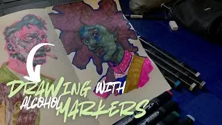 Trying ALCOHOL MARKERS for the First time: Can I become a PRO in 3 Days?