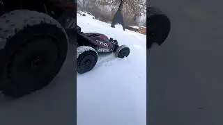 Arrma typhon 6s gooning in the snow! #rc #shortsvideo #edit #fast #rcaddiction #forfun #arrma