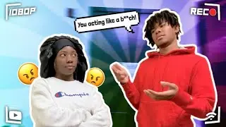 CALLING MY GIRLFRIEND THE &ldquo;B&rdquo; WORD PRANK *GONE WRONG* !! 😳😳