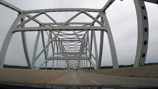 Havre de Grace, Maryland & Perryville, Maryland - Thomas J. Hatem Memorial Bridge (4x Speed) (2021)