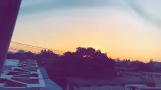 Lahore sunset 09 March 2019 Hooded Angels Lahore drive Muslim town bridge