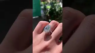 Stunning 8-Carat Oval Lab-Grown Diamond Ring  #jewelry #diamond #jewelry #fyp #shorts