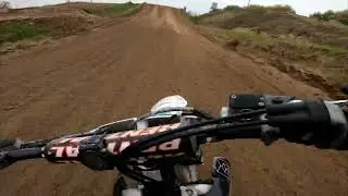 Riding at the Rivarolo MX Track