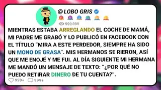 Mientras Estaba Arreglando El Coche De Mam&aacute;, Mi Padre Me Grab&oacute; Y Lo Public&oacute; En Facebook Con El....
