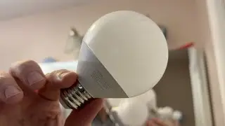 Лампочки для ванной комнаты, светодиодные G25, в форме шара.
