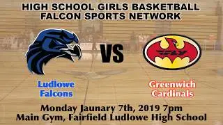 FULL GAME | Girls Basketball - Ludlowe vs Greenwich
