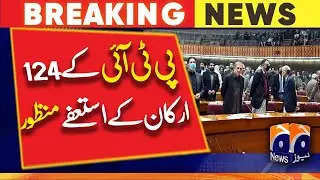 NA speaker 'approves' resignations of 124 PTI MNAs