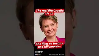 Yvette cooper Pure Evil She is head of the home office and has restricted the RSPCA