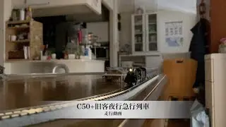 Nゲージ C50+旧客夜行急行列車(マロネ40, オハネフ12) 走行動画