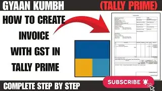 🔥 Как создать счет-фактуру в Tally Prime || Как создать счет-фактуру в Tally Prime 😱#tallyprime#t...