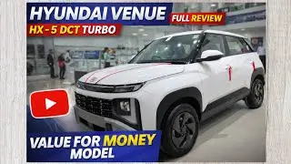 Hyundai Venue HX 5 DCT Review 🔥 | Best Automatic Compact SUV? Full Details Hindi