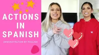 Simple Spanish lesson: Actions