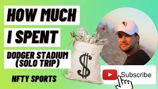 How Much MONEY I Spent At Dodger Stadium (Solo Trip) #shorts