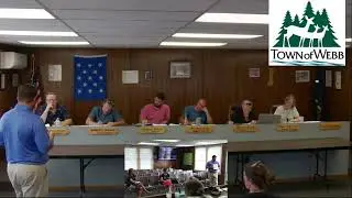 August 4th, 2025 Town of Webb Audit Claims Meeting