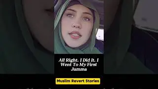 Revert Sister's First Jummah Prayer Experience #jummahmubarak #revertstory #converttoislam #shorts
