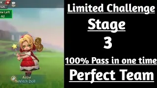 Lords mobile witch doll limited challenge stage 3|Limited Challenge dark disaster stage 3