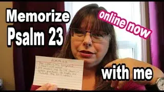 Easy way to memorize Psalm 23 Learn Scripture Fast & Easy  #Psalm23 #memorizescripture #BibleVerse