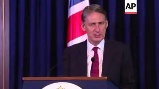 British Foreign Secretary Hammond meets Prime Minister of Iraqi Kurdistan