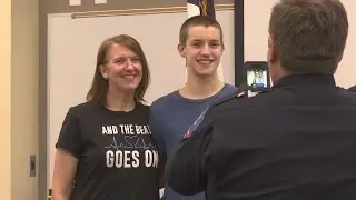 Teen saves his mother's life with CPR
