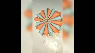 Make a beautiful wall hanging with chatpaper And some thermacall ball #art #craft #chatpaper