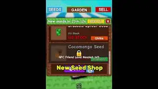 New Seed Shop  #roblox #growagarden
