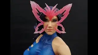 Psylocke 1/4 Scale Custom Statue Unboxing