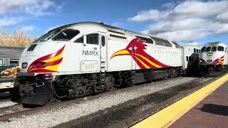 Rail Runner MP36PH-3Cs 108 and 105 and Sky Railway GP16 93 at Santa Fe Depot