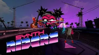Synth Riders VR Gameplay on Quest 3 | Custom Avatar & Synthwave Vibes
