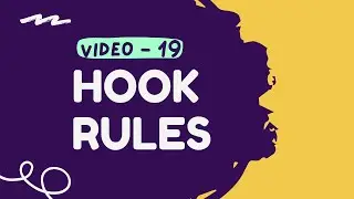 React in Arabic - #19 Hook rules