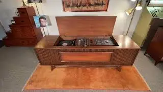 GE C843 Stereo Console with the TD-250 Stereo Library Tape System