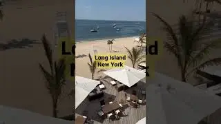 Beach view restaurant in Long Island, New York #longisland #beach #beachvibes #restaurant #ocean