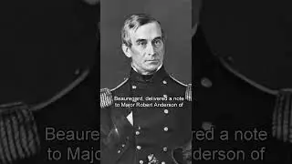 First Shots of the US Civil War