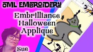Embrilliance+Accuquilt:  ith Applique for Halloween Embroidery