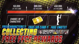 *COLLECTING FFCS FREE REWARDS* | Free CheerUp Emote,FreeLvl8Card,Free Characters | FFCSViewersReward