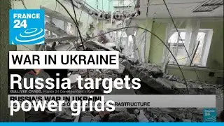 Russia targets power grids in central Ukraine in overnight strikes &bull; FRANCE 24 English