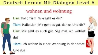 Dialog f&uuml;r A1-A2: Eine Wohnung suchen und mieten &ndash; Deutsch lernen! 🏡