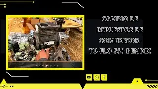 Cambio de repuestos de Compresor TU-FLO  #bendix  550 ⚙️🔩🪛