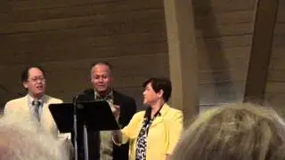 Dad (Neal McCoy) singing with his brother & sister on Easter Sunday